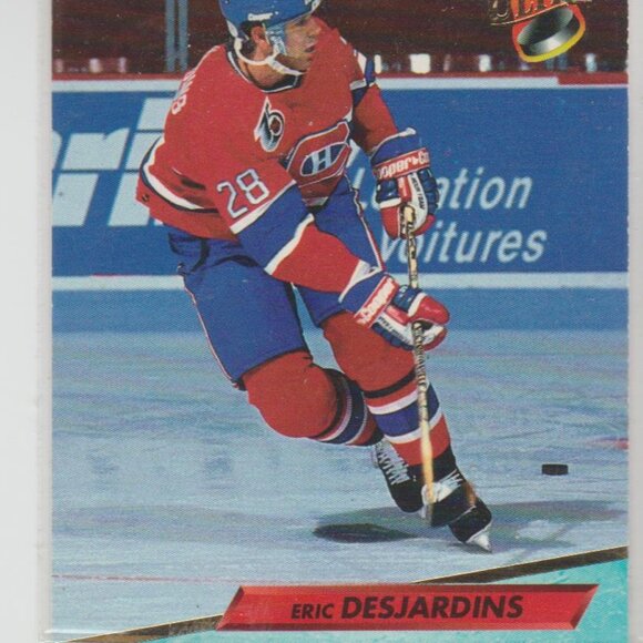 Eric Desjardins 1992-93 Fleer Ultra #104 Montreal Canadiens - Picture 1 of 2